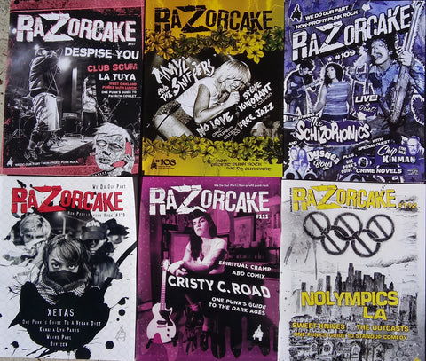 Razorcake Issues #107-#112 / Six Pack